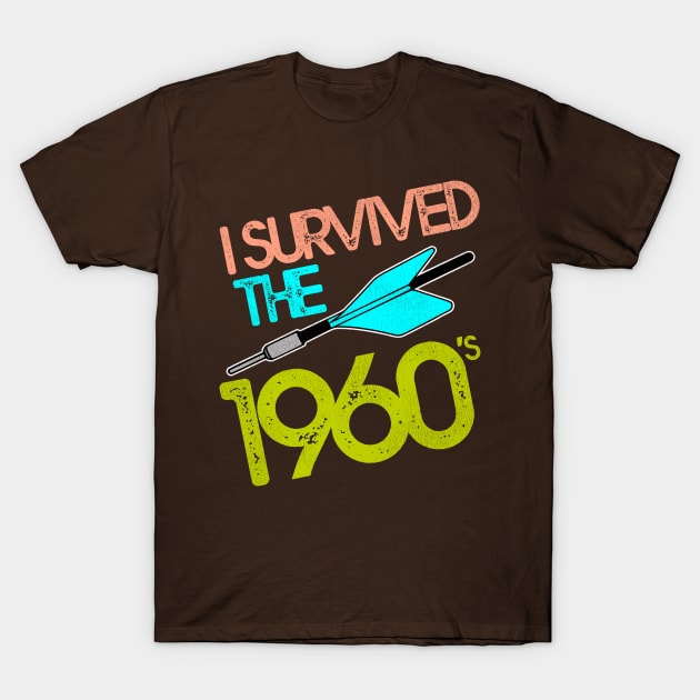 I Survived the 60s / Jarts Missile Game T-Shirt by darklordpug